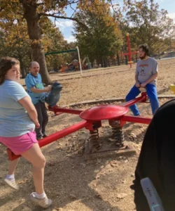 People at the park.